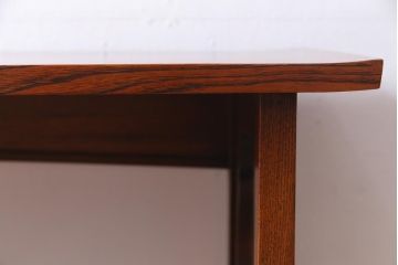 中古　国産　民芸家具　栓材　桐の透かしがアクセントのシンプルな茶棚(飾り棚、収納棚、桐箪笥、桐たんす)(R-037703)