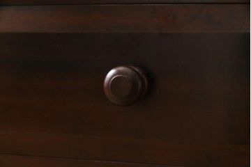 中古　松本民芸家具　リメイク　落ち着いた雰囲気が魅力のローチェスト(ローボード、リビングボード)(R-037704)