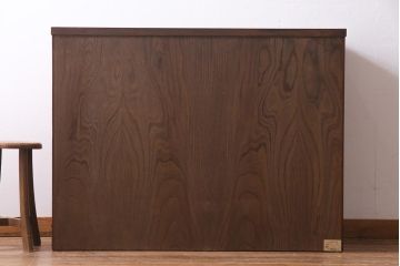 中古　岩谷堂箪笥　棚板リメイク　衣装盆付き　2WAYタンス(キャビネット、サイドボード、チェスト、収納棚)(R-037707)