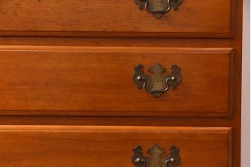 中古　横浜クラシック家具　ダニエル(Daniel)　アーリーアメリカン　ライティングビューロー(デスク、机、在宅ワーク、在宅用チェスト)(R-037715)