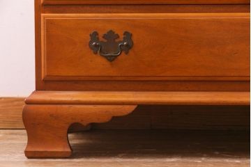 中古　横浜クラシック家具　ダニエル(Daniel)　アーリーアメリカン　ライティングビューロー(デスク、机、在宅ワーク、在宅用チェスト)(R-037715)