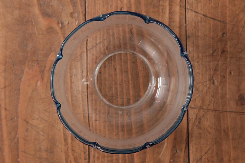 アンティーク雑貨　佐々木硝子　切子ガラスがおしゃれな大正ロマン香るオイルランプ(卓上ランプ、洋燈)(R-037719)