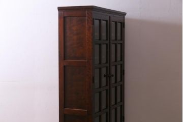 中古　北海道民芸家具　飾り棚にもおすすめなブックケース(本箱、収納棚、キャビネット)(R-037725)