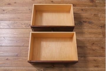 中古　北海道民芸家具　飾り棚にもおすすめなブックケース(本箱、収納棚、キャビネット)(R-037725)