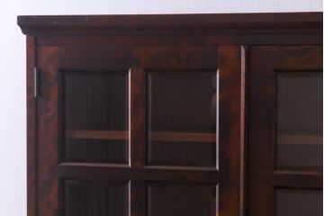 中古　北海道民芸家具　飾り棚にもおすすめなブックケース(本箱、収納棚、キャビネット)(R-037725)