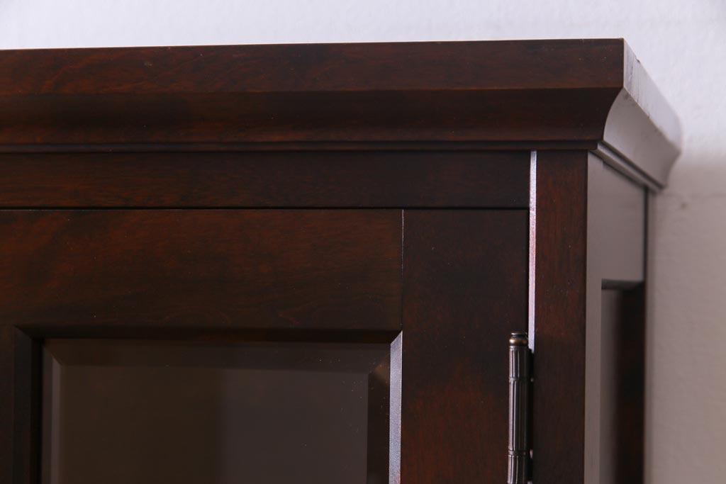 中古　北海道民芸家具　飾り棚にもおすすめなブックケース(本箱、収納棚、キャビネット)(R-037725)