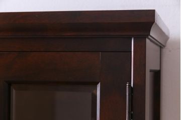 中古　北海道民芸家具　飾り棚にもおすすめなブックケース(本箱、収納棚、キャビネット)(R-037725)