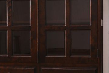 中古　北海道民芸家具　飾り棚にもおすすめなブックケース(本箱、収納棚、キャビネット)(R-037725)