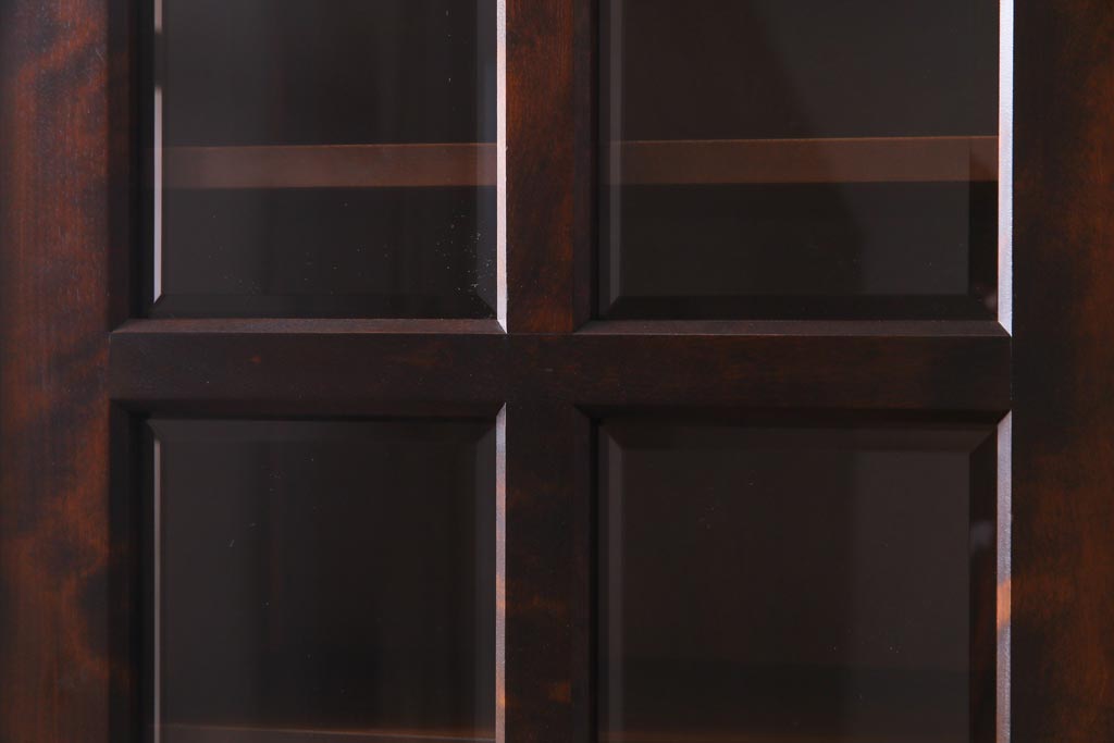 中古　北海道民芸家具　飾り棚にもおすすめなブックケース(本箱、収納棚、キャビネット)(R-037725)