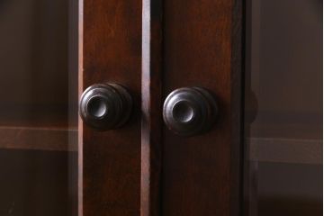 中古　北海道民芸家具　飾り棚にもおすすめなブックケース(本箱、収納棚、キャビネット)(R-037725)