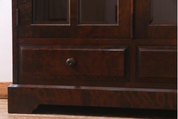 中古　北海道民芸家具　飾り棚にもおすすめなブックケース(本箱、収納棚、キャビネット)(R-037725)