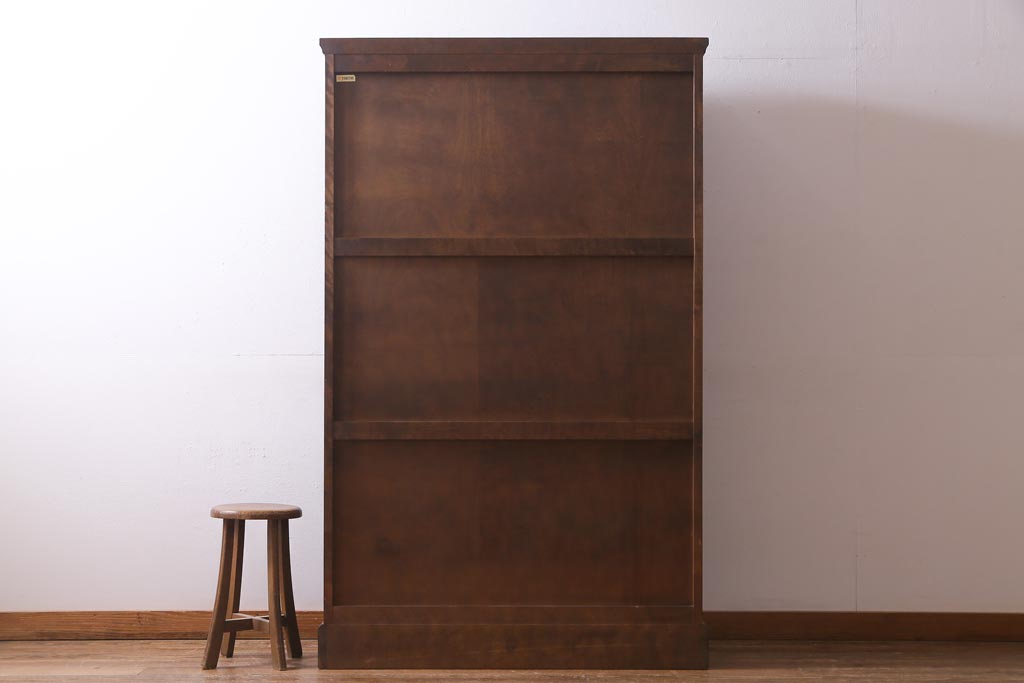 中古　北海道民芸家具　飾り棚にもおすすめなブックケース(本箱、収納棚、キャビネット)(R-037725)