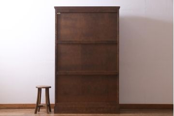 中古　北海道民芸家具　飾り棚にもおすすめなブックケース(本箱、収納棚、キャビネット)(R-037725)