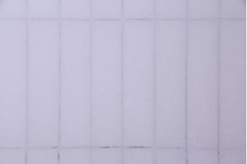 アンティーク建具　山水図の透かしが目を引く額入り障子戸2枚セット(引き戸)(R-037727)