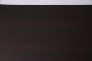 中古　松本民芸家具　シックな色合いが上品なM型両袖机(デスク)(定価62万円)(R-037729)