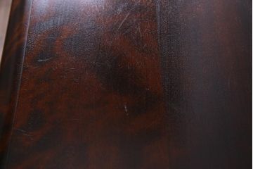 中古　北海道民芸家具　特注サイズ　シックで落ち着きのある色味のサイドボード(収納棚、戸棚、キャビネット)(R-037730)