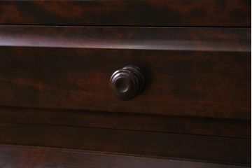 中古　北海道民芸家具　特注サイズ　シックで落ち着きのある色味のサイドボード(収納棚、戸棚、キャビネット)(R-037730)