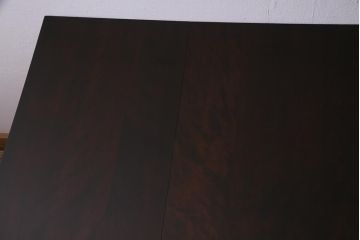 中古　松本民芸家具　M型　上品で落ち着いた雰囲気のバタフライテーブル(エクステンションテーブル、バタフライ卓)(定価約20万円)(R-037748)