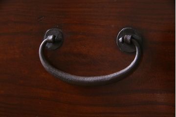 アンティーク家具　明治大正期　前面ケヤキ材　格式高い和の空間づくりが叶う庄内箪笥(重ね箪笥、衣装箪笥)(R-037750)