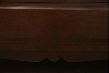 リメイク家具　北海道民芸家具　洗練された佇まいが魅力のリメイクサイドボード(リビングボード、引き出し)(R-037751)