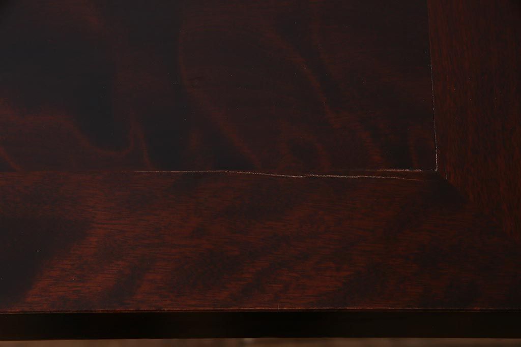 中古　民芸家具　機能的で高級感のあるライティングビューロー(デスク、机、在宅ワーク、在宅用棚)(R-037753)