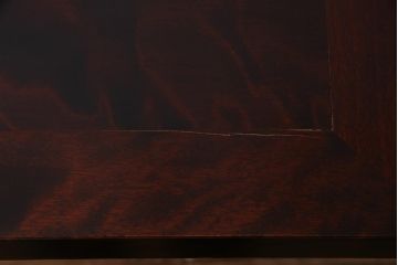 中古　民芸家具　機能的で高級感のあるライティングビューロー(デスク、机、在宅ワーク、在宅用棚)(R-037753)