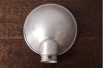 レトロ照明　昭和レトロ　シンプルなシェードのスタンドライト(卓上照明、デスクスタンド)(R-037757)