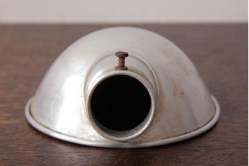 レトロ照明　昭和レトロ　シンプルなシェードのスタンドライト(卓上照明、デスクスタンド)(R-037757)