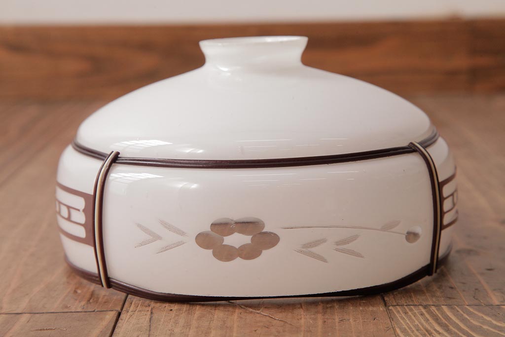 レトロ照明　和製アンティーク　花切子　レトロなデザインが魅力的な吊り下げ照明(R-037759)