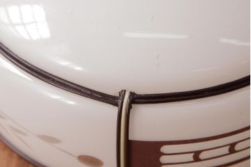 レトロ照明　和製アンティーク　花切子　レトロなデザインが魅力的な吊り下げ照明(R-037759)