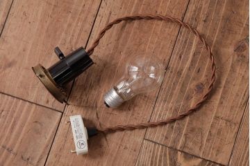 レトロ照明　和製アンティーク　花切子　レトロなデザインが魅力的な吊り下げ照明(R-037759)