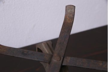 アンティーク雑貨　フランスアンティーク　シャビーな風合いがおしゃれな天秤(はかり、スケール)(R-037771)