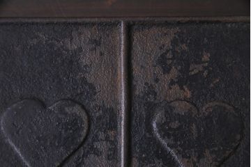 ヴィンテージ雑貨　フランスビンテージ　シャビーな質感がおしゃれなワッフルメーカー2個セット(R-037772)