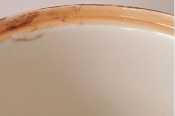 ヴィンテージ雑貨　イギリス　Price & Kensington(プライス&ケンジントン)　Cottage Ware　ビスケットポット(ジャー、小物入れ、ビンテージ)(R-037789)