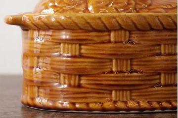 ヴィンテージ雑貨　イギリス　アヒルの卵入れ(小物入れ、ポット、ビンテージ)(R-037791)