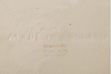 ヴィンテージ雑貨　イギリス　コテージ型のビスケットポット(ジャー、小物入れ、ビンテージ)(R-037792)