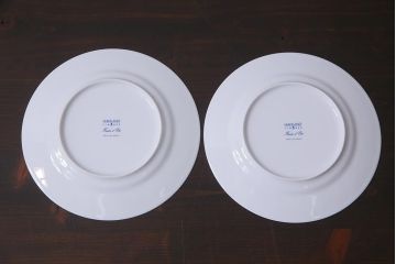 中古　リモージュ　HAVILAND(アビランド)　フリュイエテ　エメラルド　プレート(皿)(R-037795)