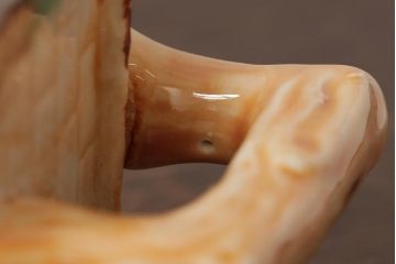 アンティーク雑貨　イギリスアンティーク　ハウス型の可愛らしいティーポット(R-037800)