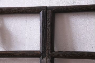 アンティーク家具　桑材　和風インテリアにおすすめなフック付きの便利な衣桁(着物掛け、ハンガーラック)