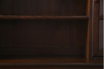 中古　松本民芸家具　特注品!F型食器棚　和洋折衷スタイルにおすすめの食器棚(カップボード、キャビネット、収納棚)(R-037817)