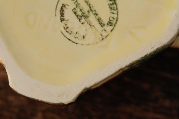 ヴィンテージ雑貨　イギリス　Keele St. Pottery(KSP)　COTTAGEWARE(コテージウェア)　ミルクジャグ&シュガーポット(クリーマー、ビンテージ)(R-037819)