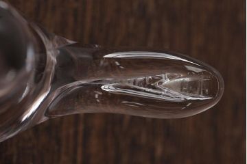 アンティーク雑貨　イギリス　鳥　ガラスのペーパーウエイト(ディスプレイ、重し)(R-037822)