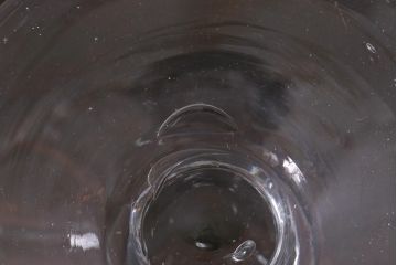 アンティーク雑貨　大正期　無色吹きガラス氷コップ3点セット(R-037823)