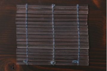 アンティーク雑貨　大正期　ガラス簾　コースター5枚(すだれ)(R-037824)