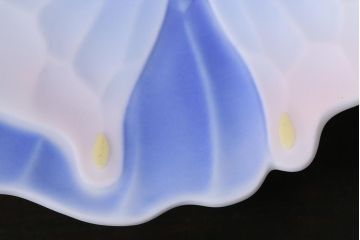 アンティーク雑貨　オールド香蘭社　金彩花蝶図　小皿3枚(変形皿)(R-037838)