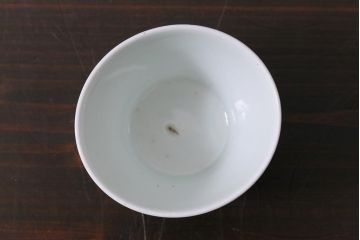 アンティーク雑貨　江戸中期　古伊万里　幾何学文蕎麦猪口(R-037840)
