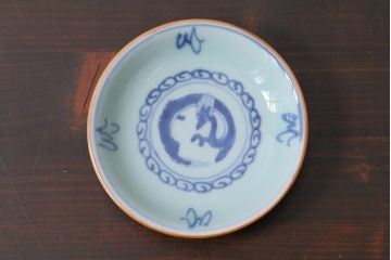 アンティーク雑貨　江戸期　萬歴年製　小皿2枚(和食器)(R-037846)