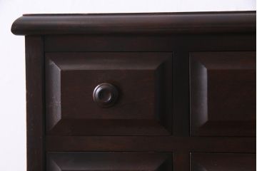 中古　北海道民芸家具　特注品!　縦型タイプが取り入れやすい整理箱(チェスト)(R-037853)