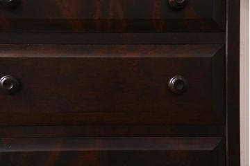 中古　北海道民芸家具　特注品!　縦型タイプが取り入れやすい整理箱(チェスト)(R-037853)