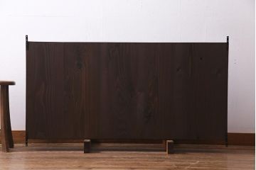 ラフジュ工房オリジナル　古材リメイク家具　スタイリッシュな収納が叶う壁掛けマス目棚(壁掛け収納棚、ウォールラック)(R-037871)